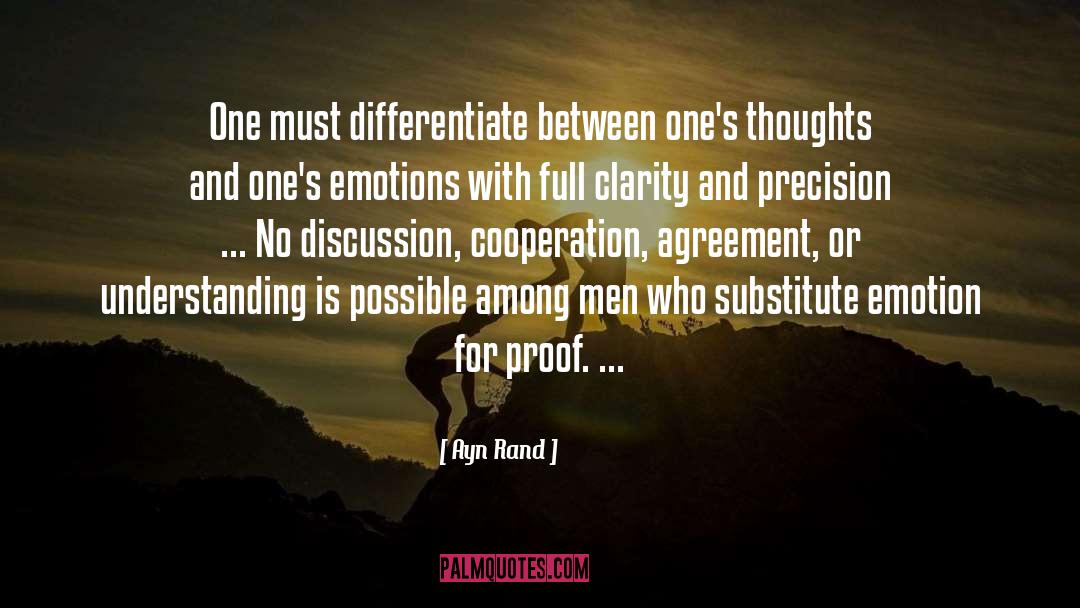 Differentiate quotes by Ayn Rand