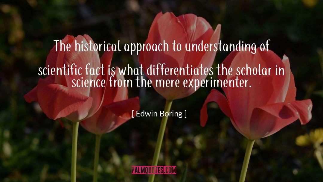 Differentiates quotes by Edwin Boring