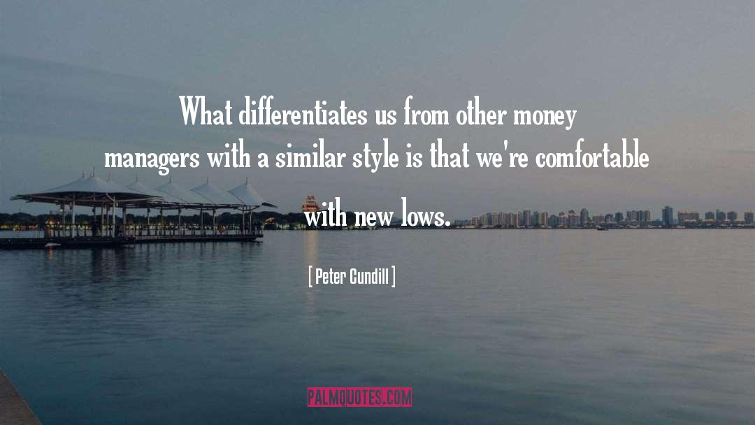 Differentiates quotes by Peter Cundill