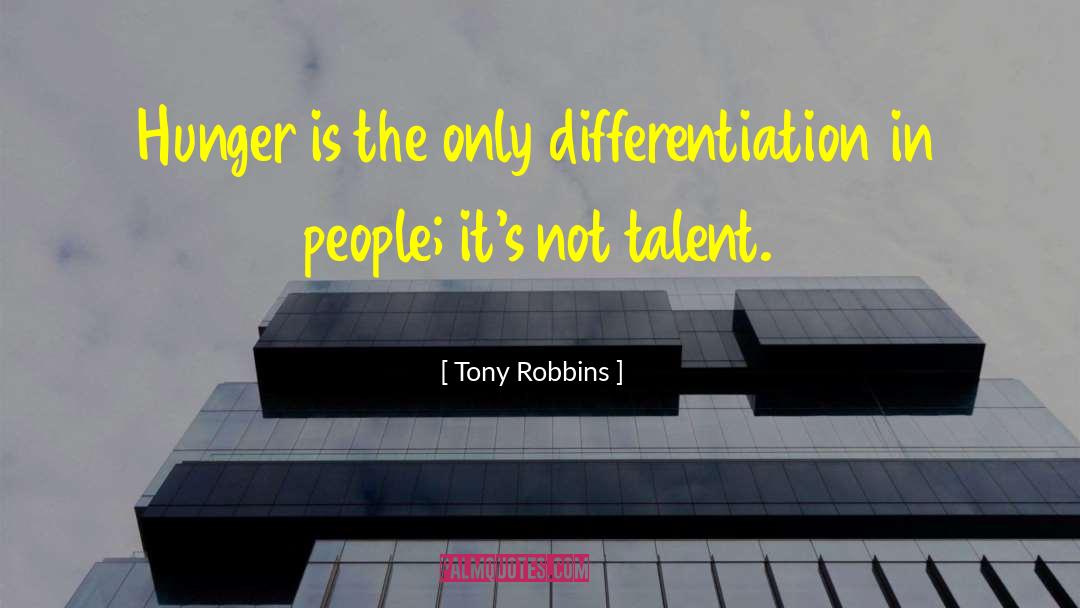 Differentiation quotes by Tony Robbins