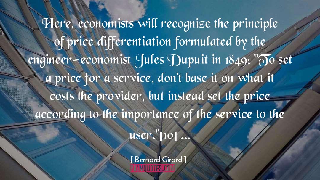 Differentiation quotes by Bernard Girard