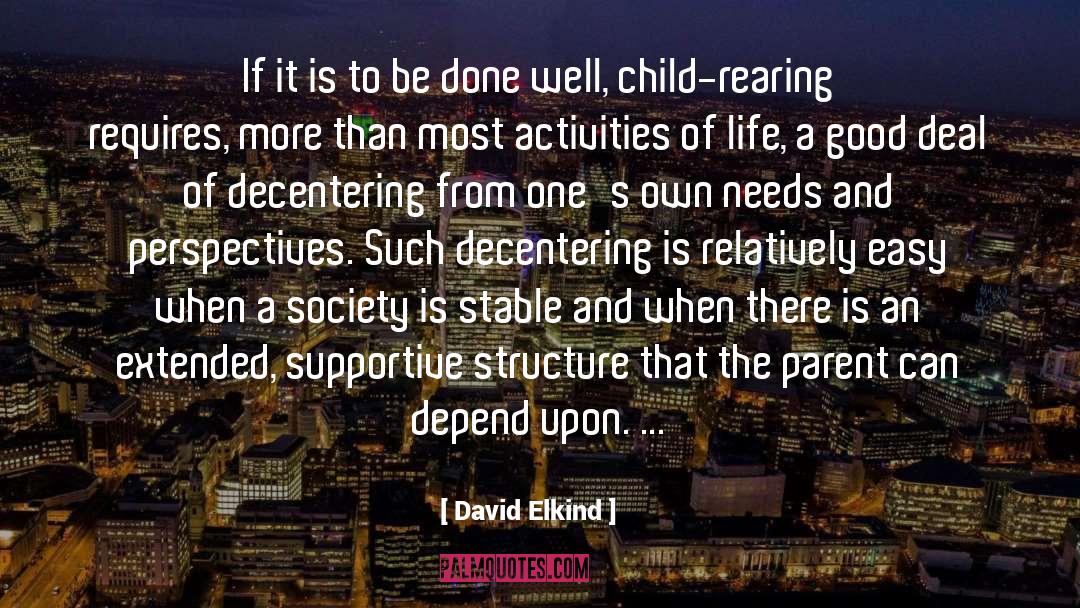 Differnt Perspective quotes by David Elkind
