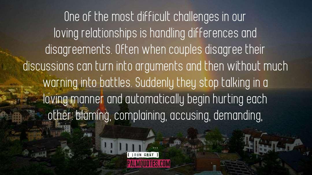 Difficult Challenges quotes by John Gray