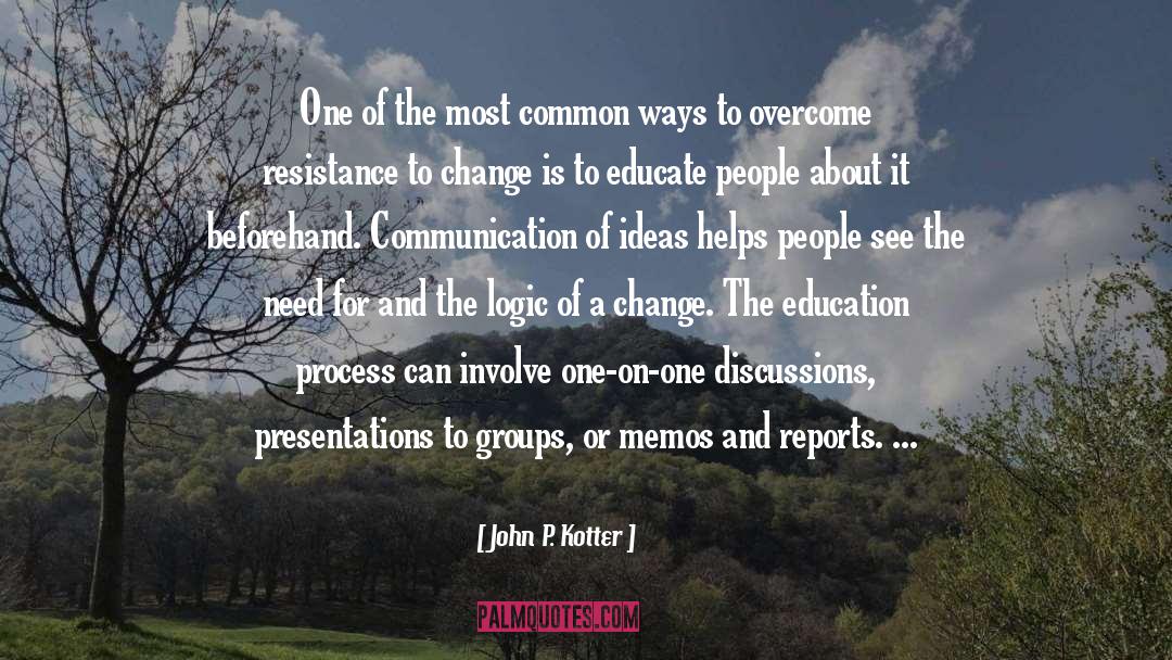 Difficult People quotes by John P. Kotter