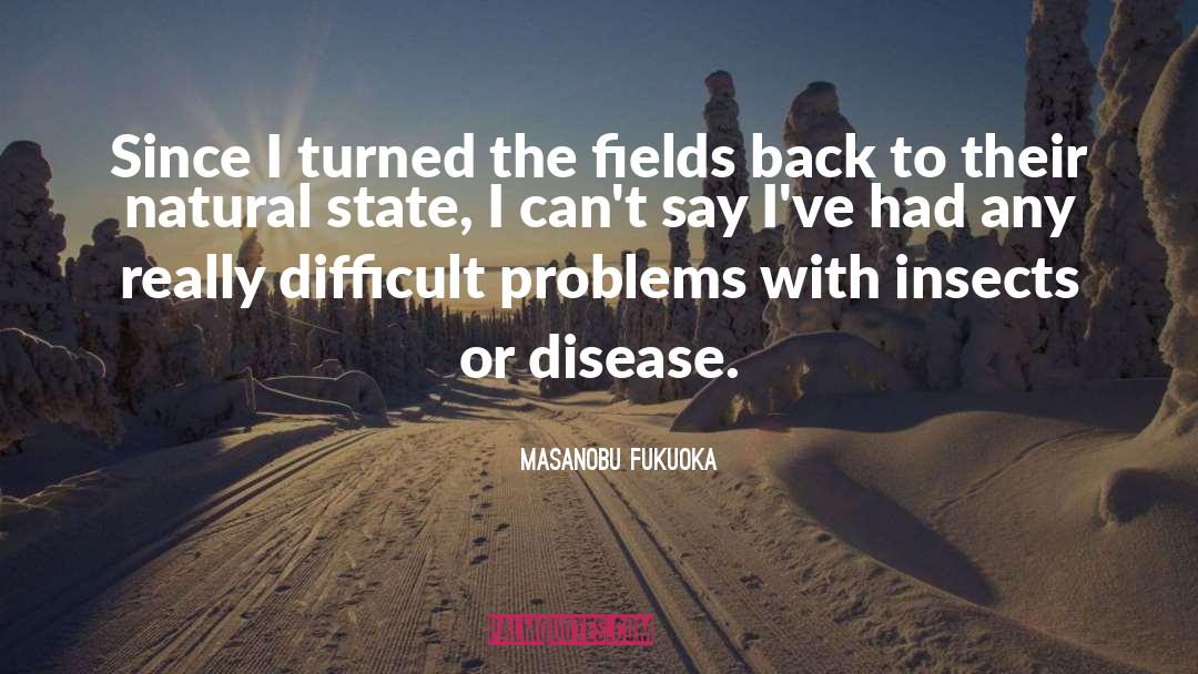 Difficult Problems quotes by Masanobu Fukuoka