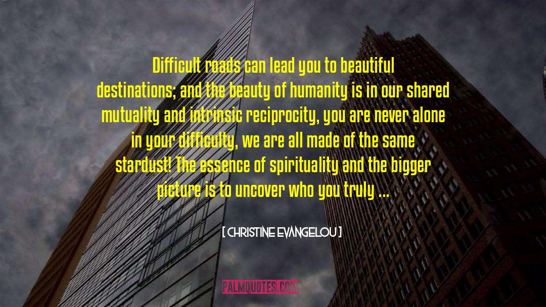 Difficult Roads quotes by Christine Evangelou