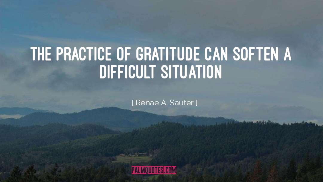 Difficult Situation quotes by Renae A. Sauter