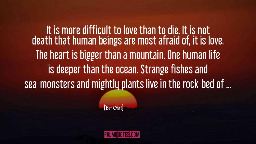 Difficult To Love quotes by Ben Okri