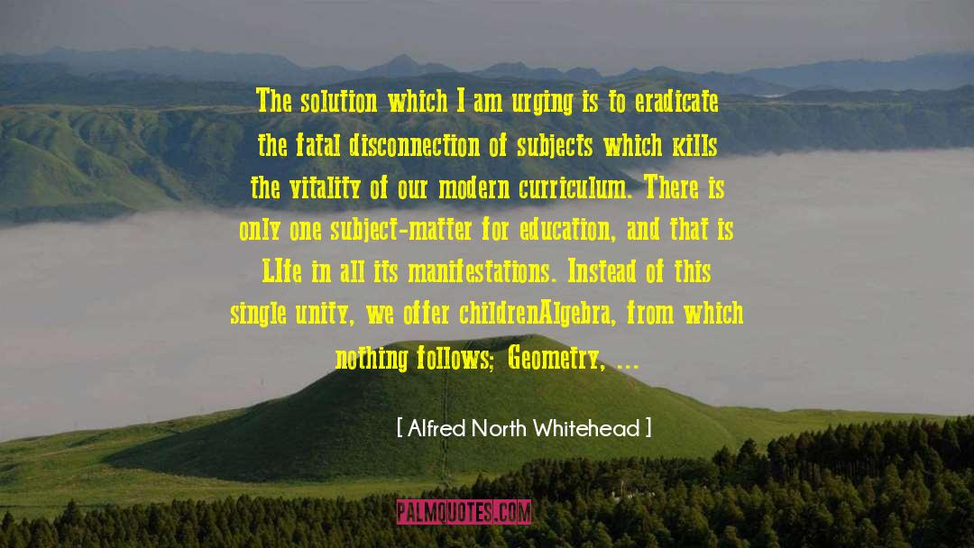 Difficulties In Life quotes by Alfred North Whitehead