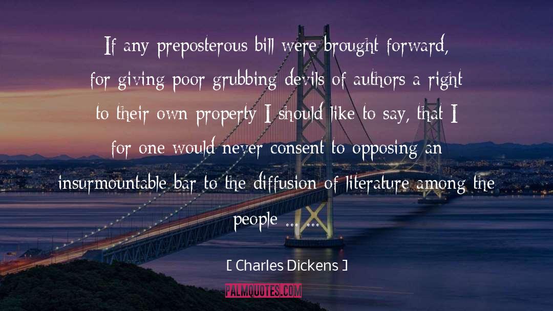 Diffusion quotes by Charles Dickens