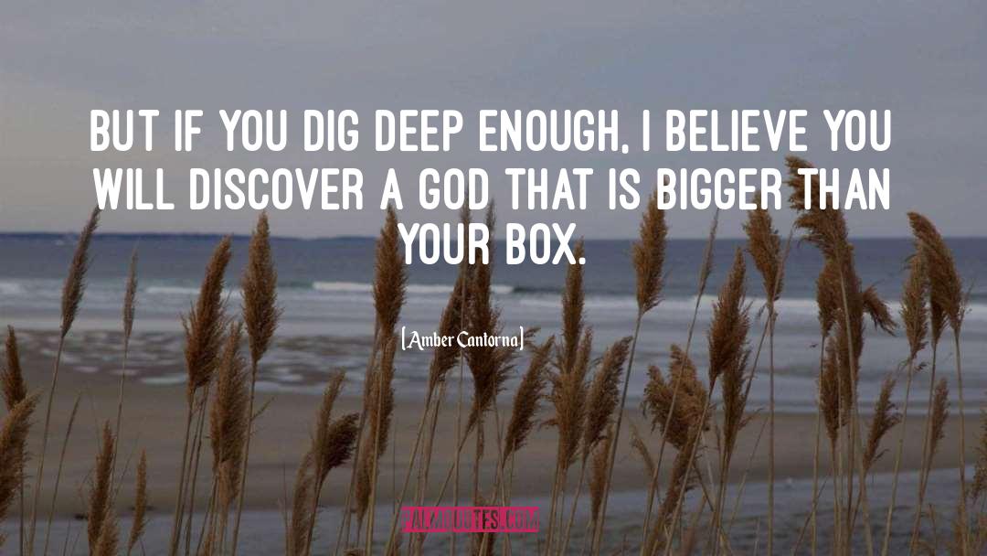 Dig Deep quotes by Amber Cantorna