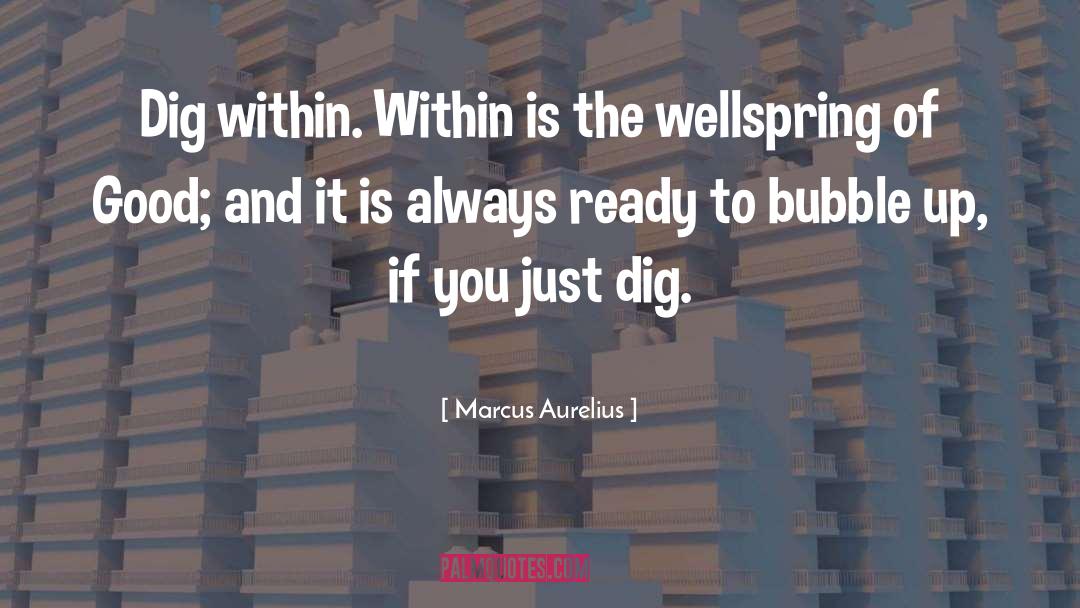 Dig quotes by Marcus Aurelius