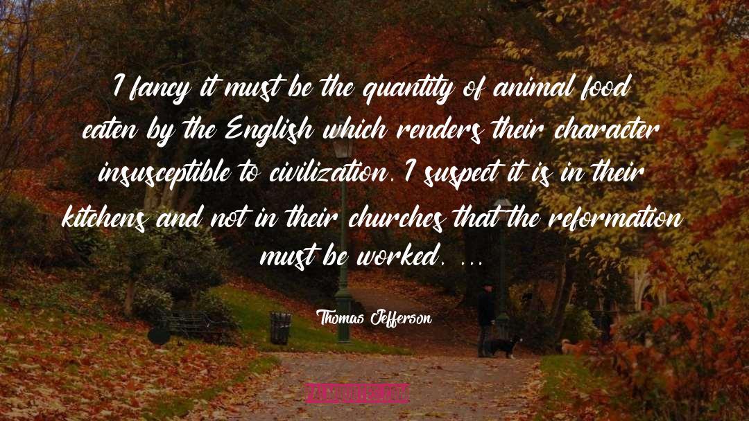 Digesting Food quotes by Thomas Jefferson