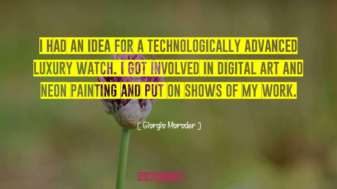 Digital Art quotes by Giorgio Moroder