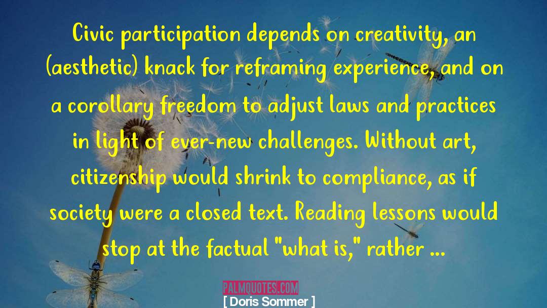 Digital Citizenship quotes by Doris Sommer