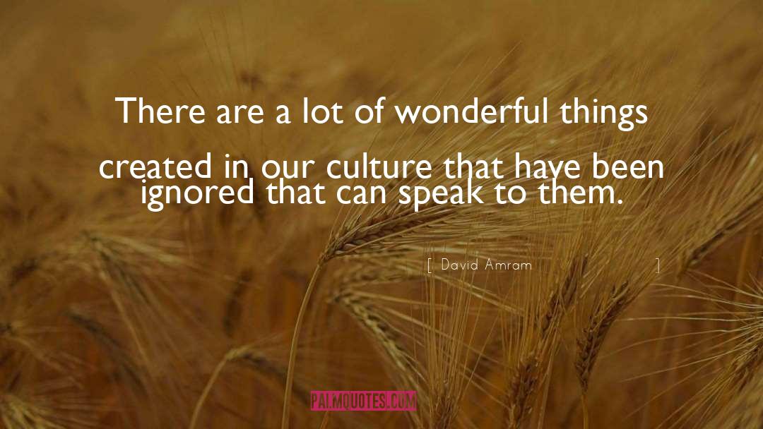 Digital Culture quotes by David Amram