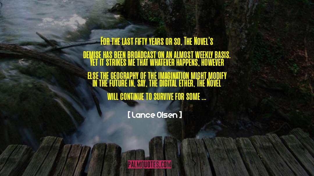 Digital Detox quotes by Lance Olsen