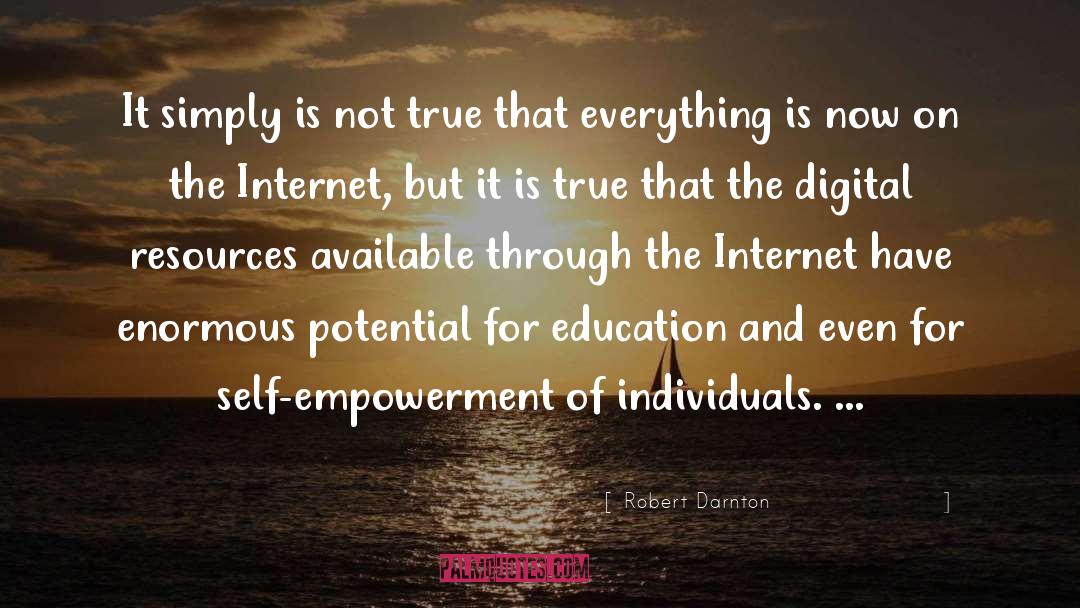 Digital Literacy quotes by Robert Darnton