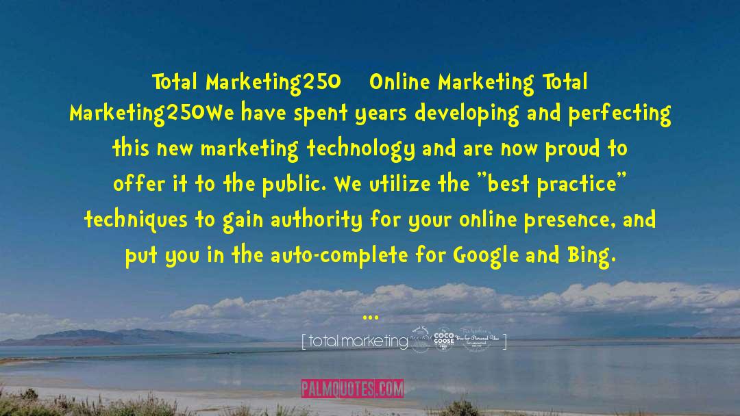Digital Marketing Company India quotes by Total Marketing250