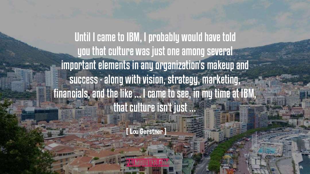 Digital Marketing Strategy quotes by Lou Gerstner