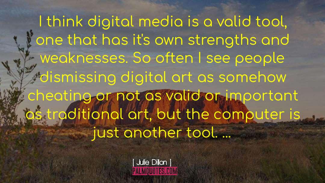 Digital Media quotes by Julie Dillon