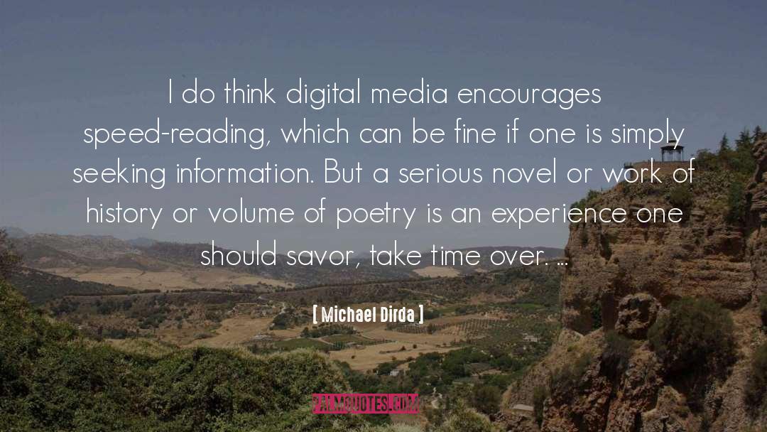 Digital Media quotes by Michael Dirda