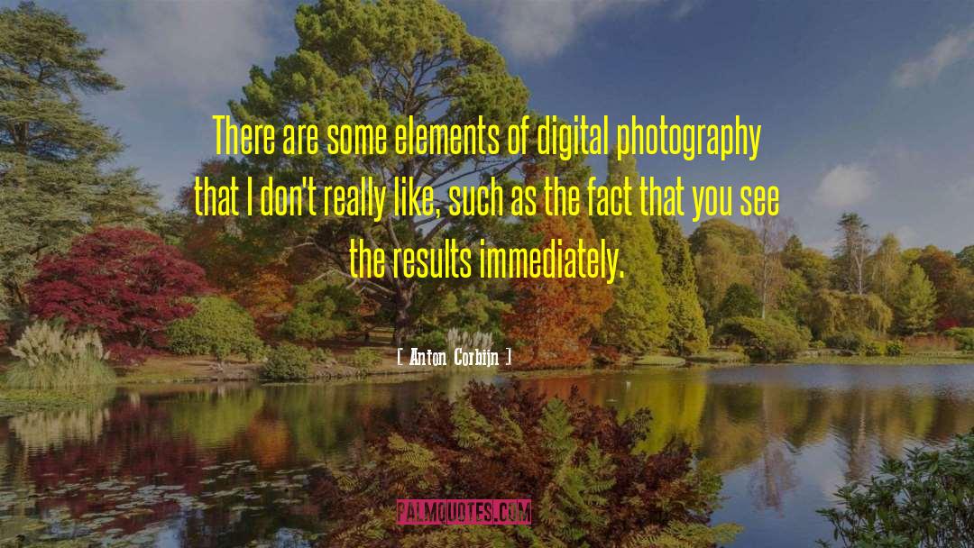 Digital Photography quotes by Anton Corbijn