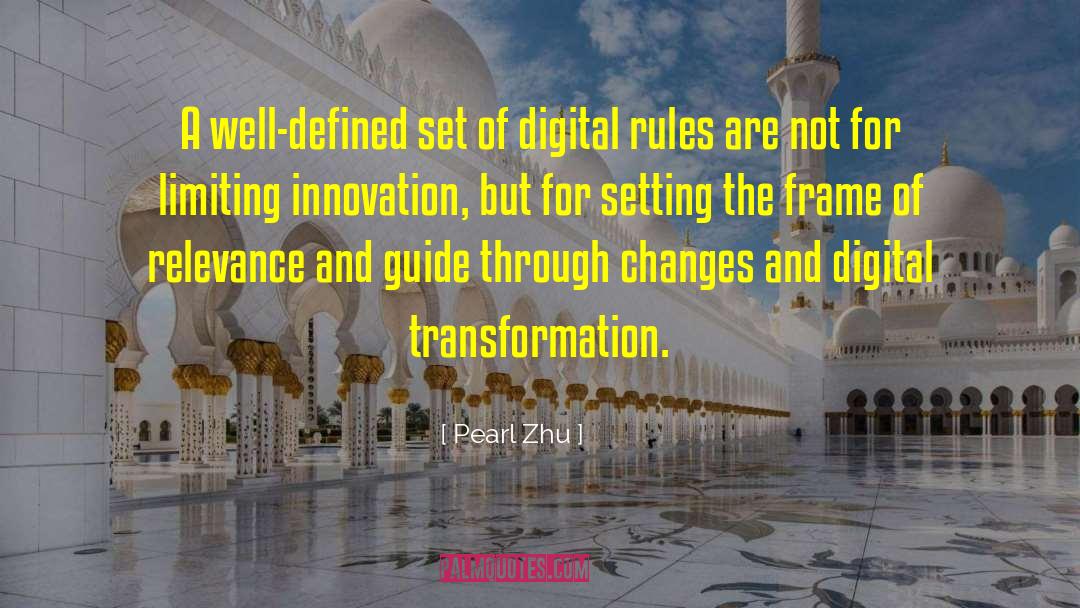 Digital Transformation quotes by Pearl Zhu