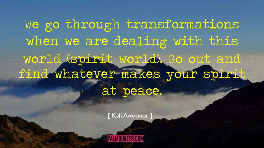 Digital Transformations quotes by Kofi Awoonor