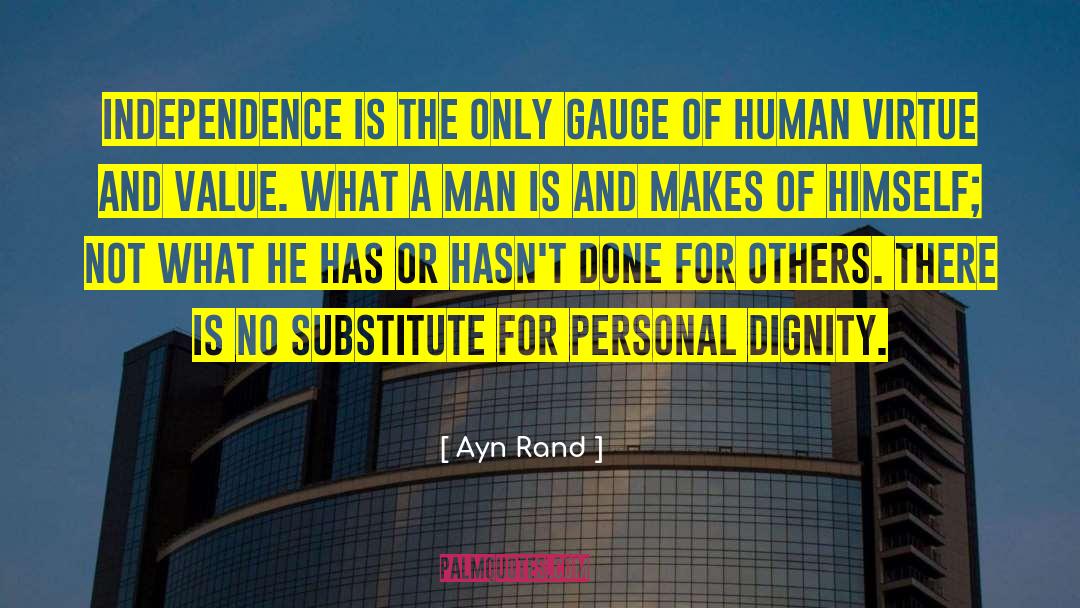 Dignity For Survival quotes by Ayn Rand