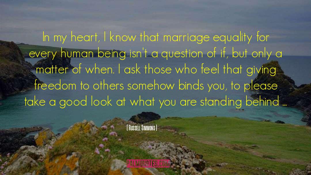 Dignity Freedom Equality quotes by Russell Simmons