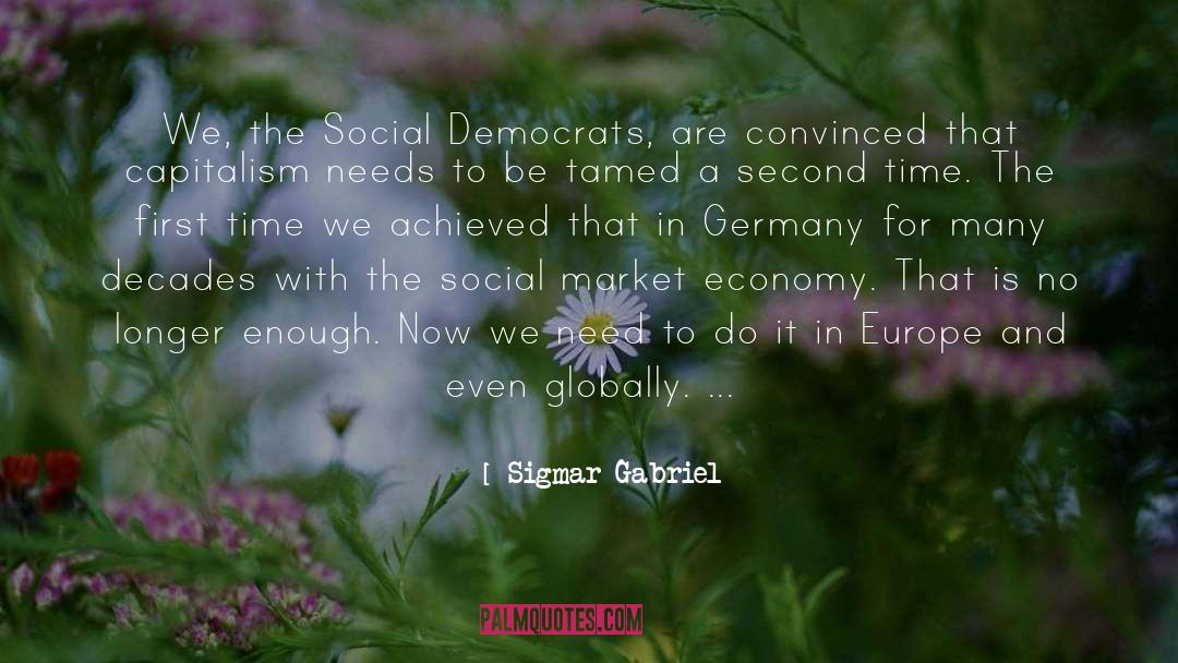 Digregorios Market quotes by Sigmar Gabriel