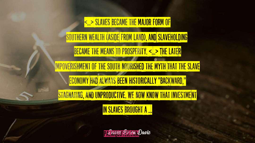Diligence Investment quotes by David Brion Davis