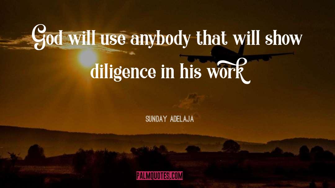 Diligence quotes by Sunday Adelaja