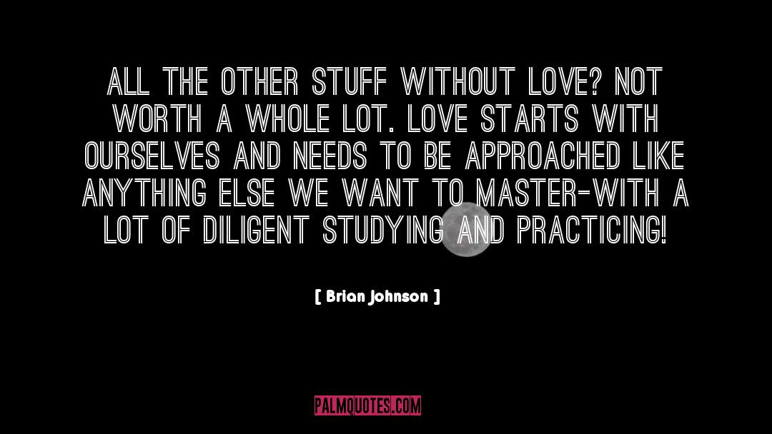 Diligent quotes by Brian Johnson