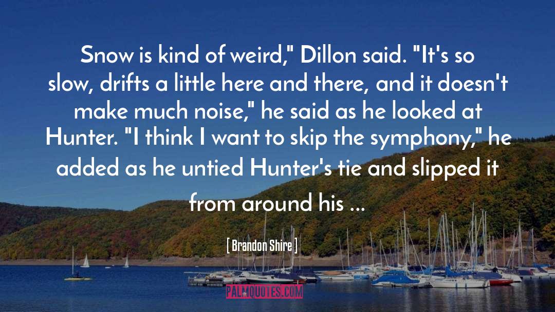 Dillon quotes by Brandon Shire