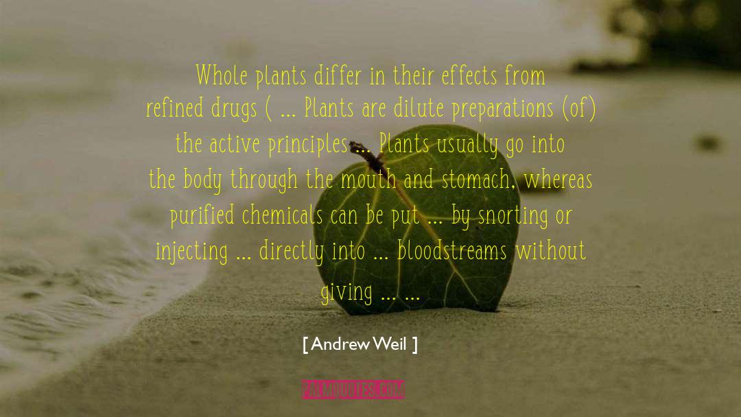 Dilute quotes by Andrew Weil