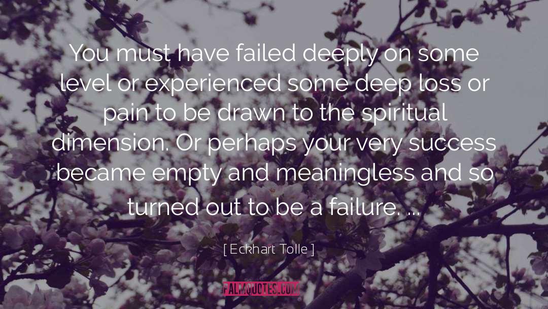 Dimension quotes by Eckhart Tolle