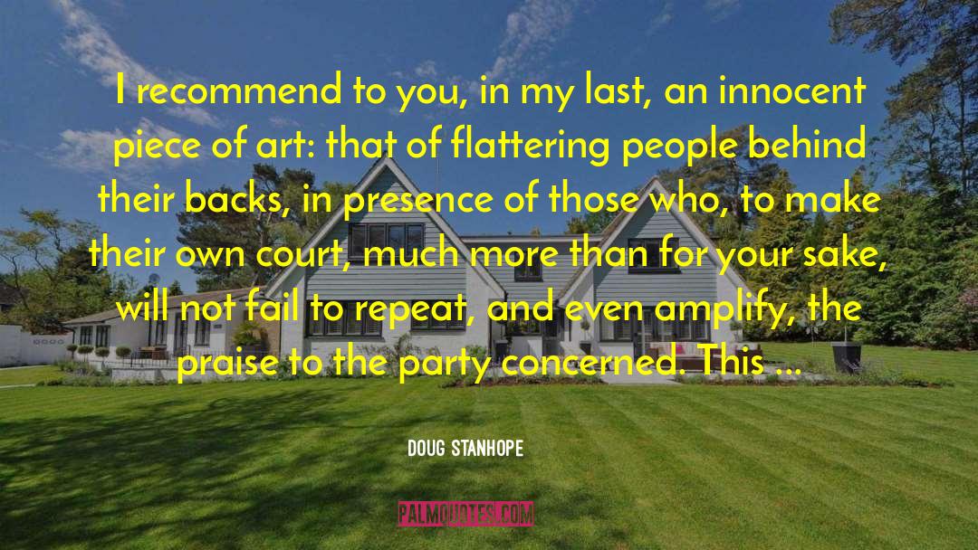 Dimensionality In Art quotes by Doug Stanhope