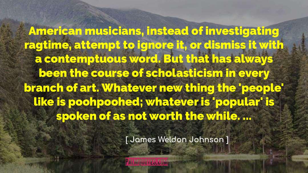 Dimensionality In Art quotes by James Weldon Johnson