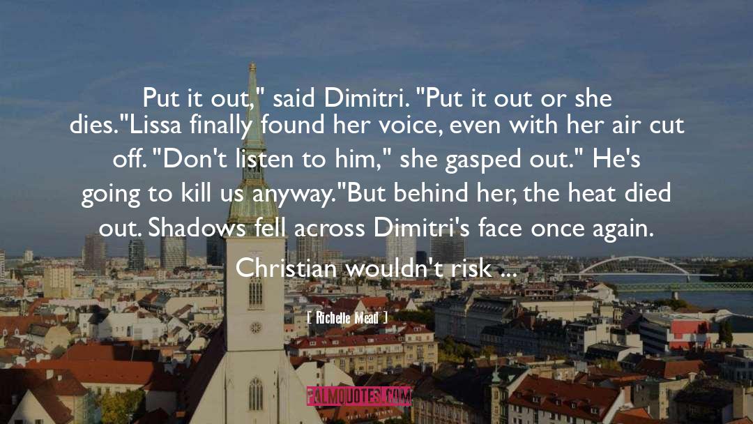 Dimitri And Skyler quotes by Richelle Mead