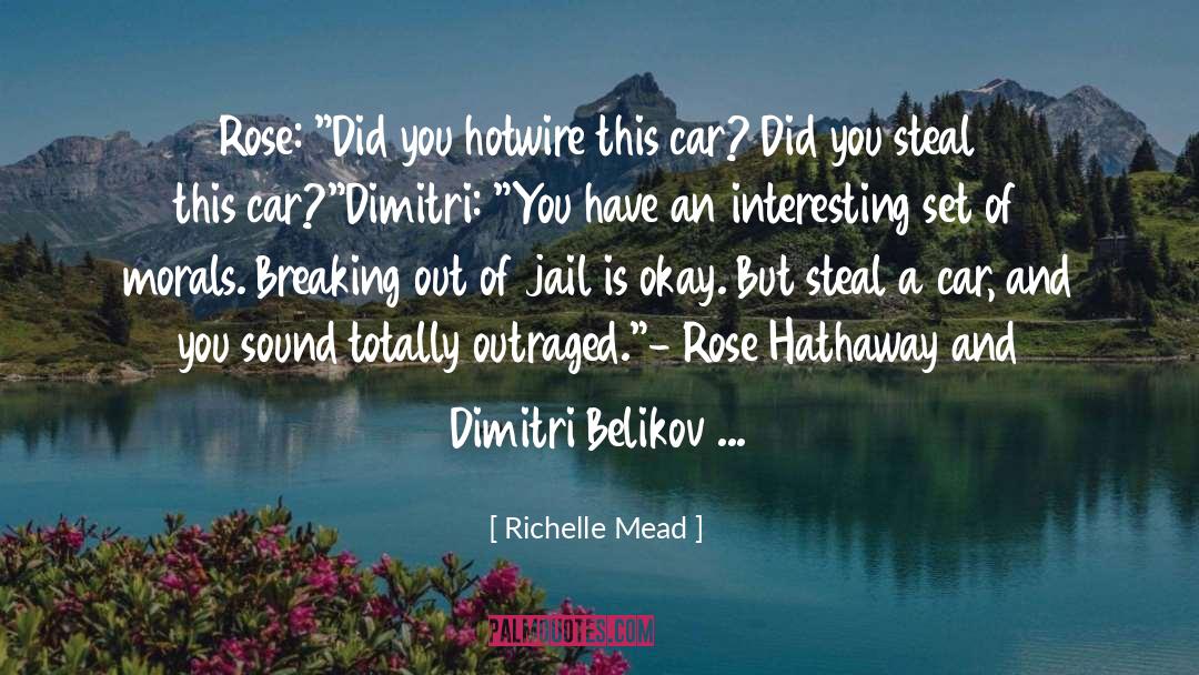 Dimitri Belikov quotes by Richelle Mead