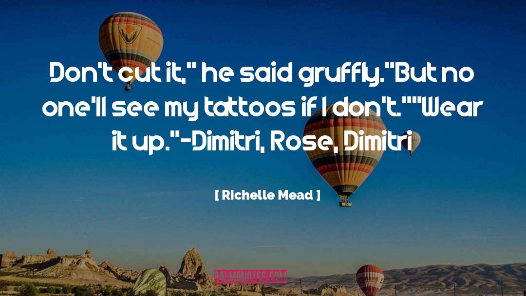 Dimitri Rose quotes by Richelle Mead