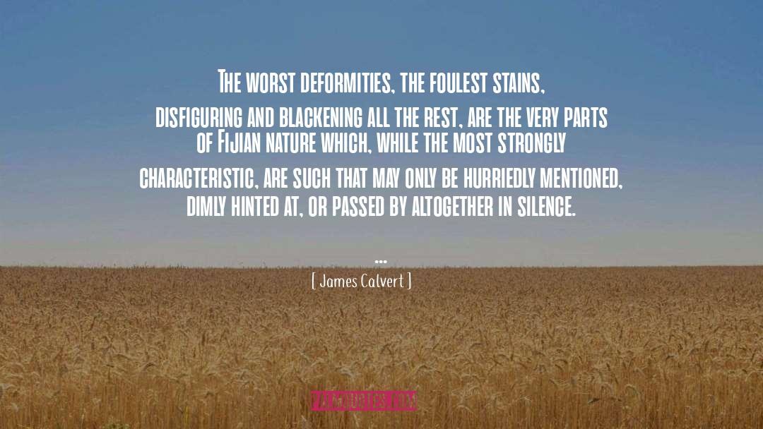 Dimly quotes by James Calvert