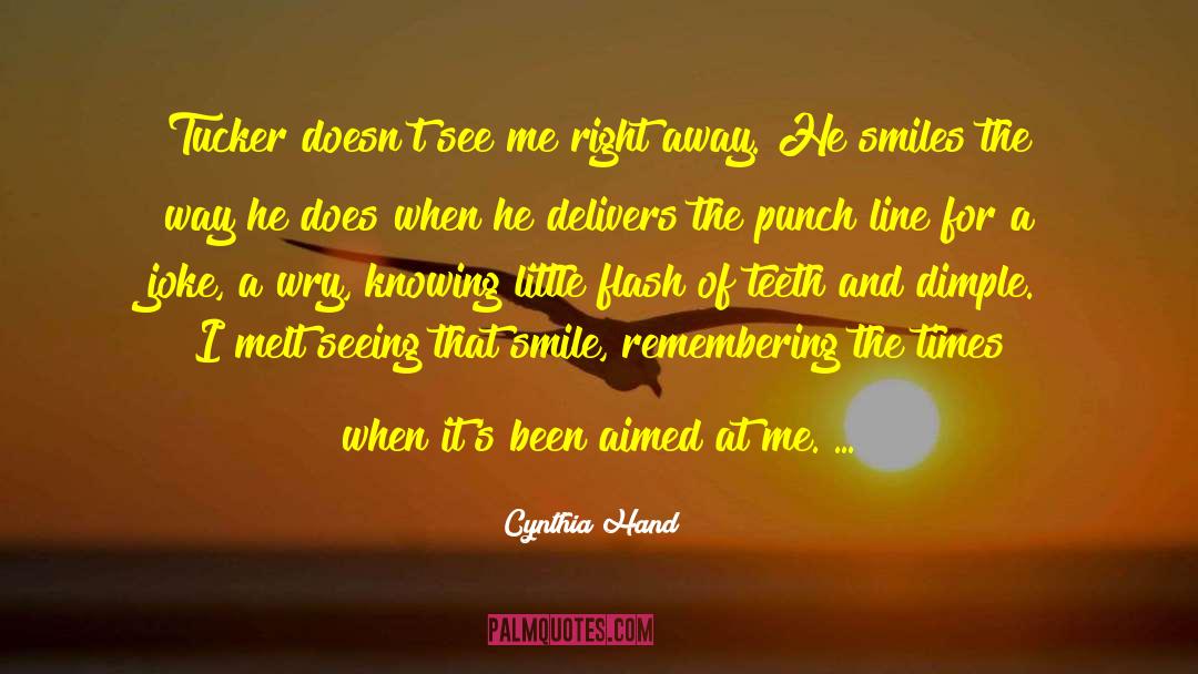 Dimple quotes by Cynthia Hand