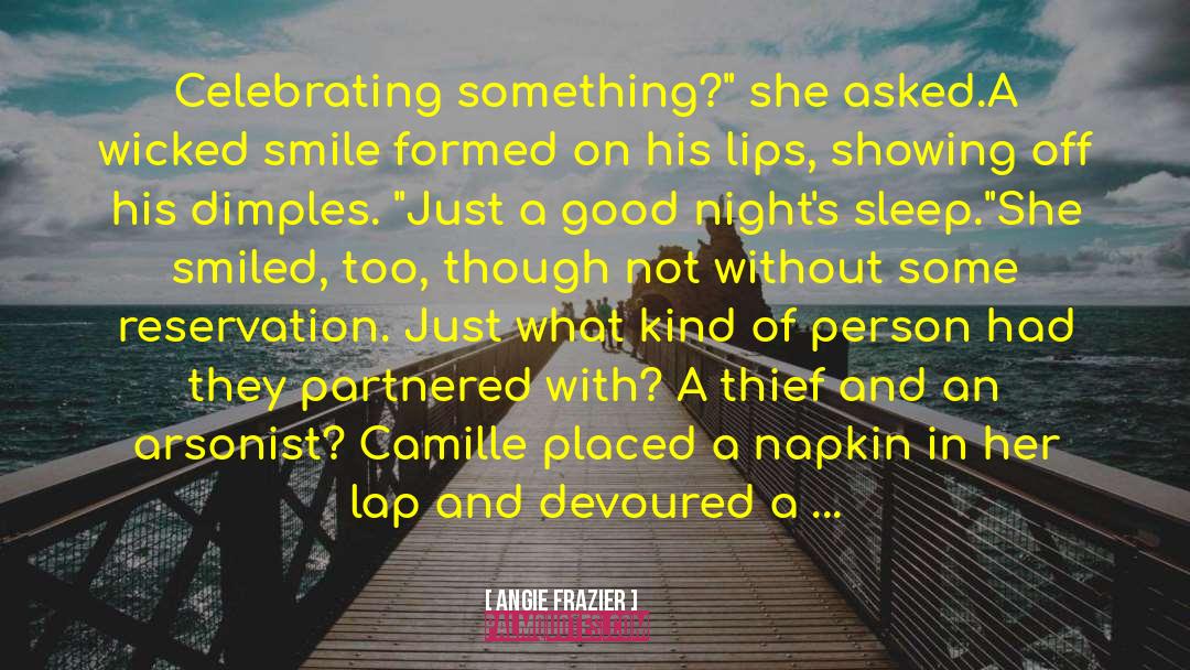 Dimples quotes by Angie Frazier