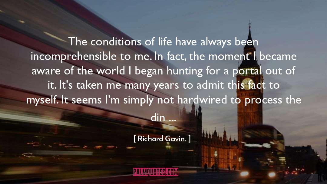 Din quotes by Richard Gavin.