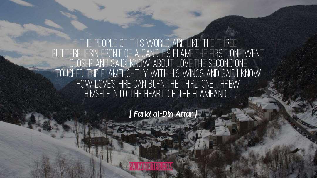 Din quotes by Farid Al-Din Attar