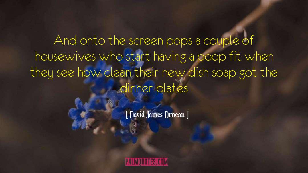 Dinner Plates quotes by David James Duncan