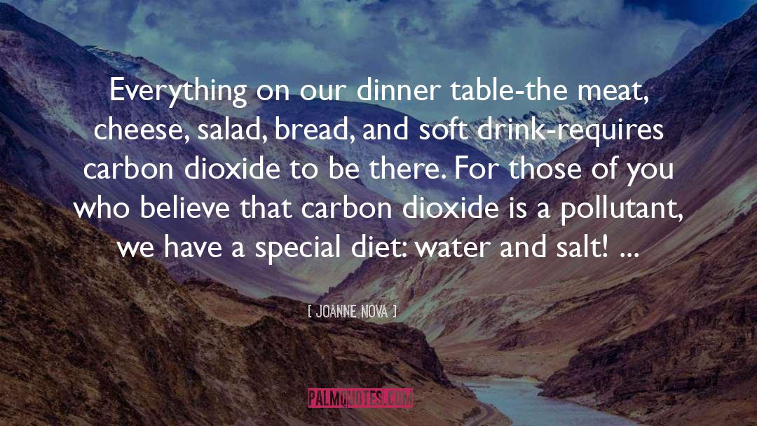 Dinner Table quotes by Joanne Nova